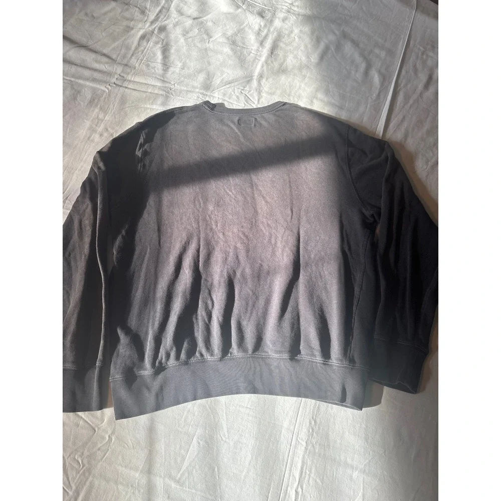 J. Crew Sweatshirt Mens Large Gray  Pocket Crewneck Pullover